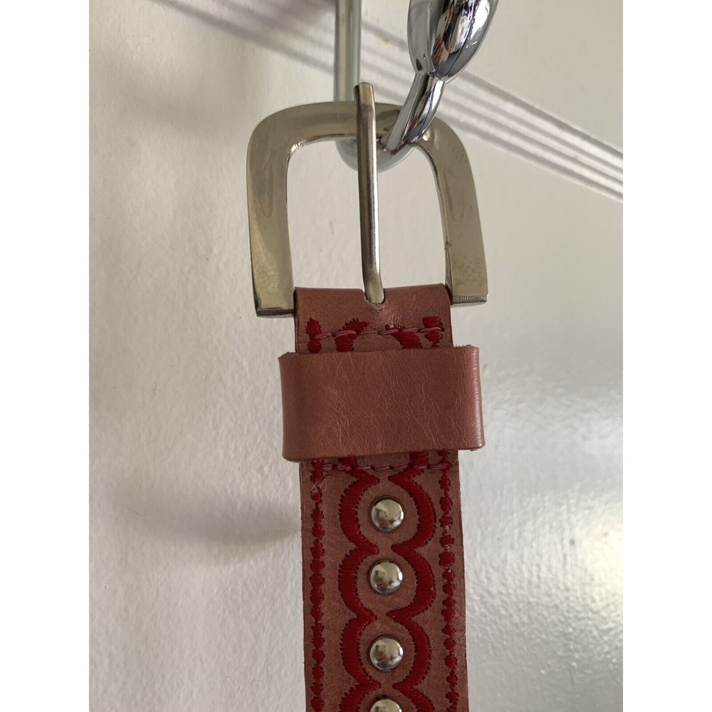 Tracy Reese Red and Brown Belt